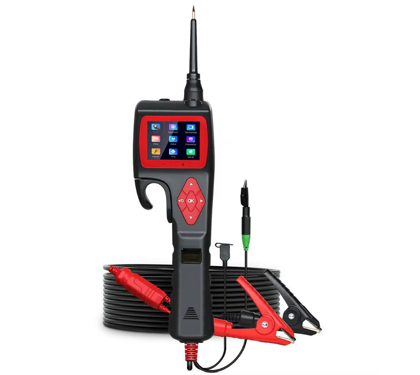 P-Series Automotive Diagnostic Tool - Multifunctional Circuit Tester with Oscilloscope, 0-5V Power, Relay & Injector Testing