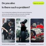 M100 Pro 2-in-1 Motorcycle Diagnostic Tool & Battery Tester, Multi-Language