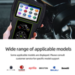 M100 Pro 2-in-1 Motorcycle Diagnostic Tool & Battery Tester, Multi-Language