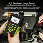 EV001 3-in-1 Insulation Tester – IT, Resistance & Voltage, 0.01MΩ~10GΩ