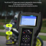 M100 Pro 2-in-1 Motorcycle Diagnostic Tool & Battery Tester, Multi-Language