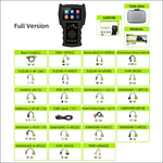 M100 Pro 2-in-1 Motorcycle Diagnostic Tool & Battery Tester, Multi-Language