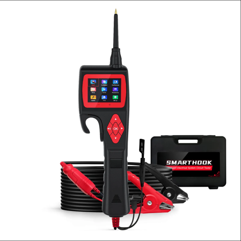 P-Series Automotive Diagnostic Tool - Multifunctional Circuit Tester with Oscilloscope, 0-5V Power, Relay & Injector Testing