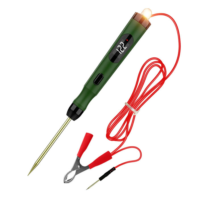 Automotive Circuit Tester - 5-30V Electrical Diagnostic Tool with LED Display, Short Circuit Detection, Universal Compatibility