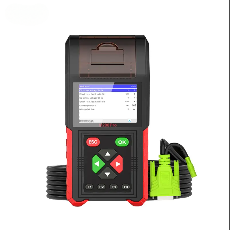 M200 Pro Motorcycle Scanner - Handheld Diagnostic Tool with ECU Remap, Honda Yamaha Compatible, WiFi, Battery Testing