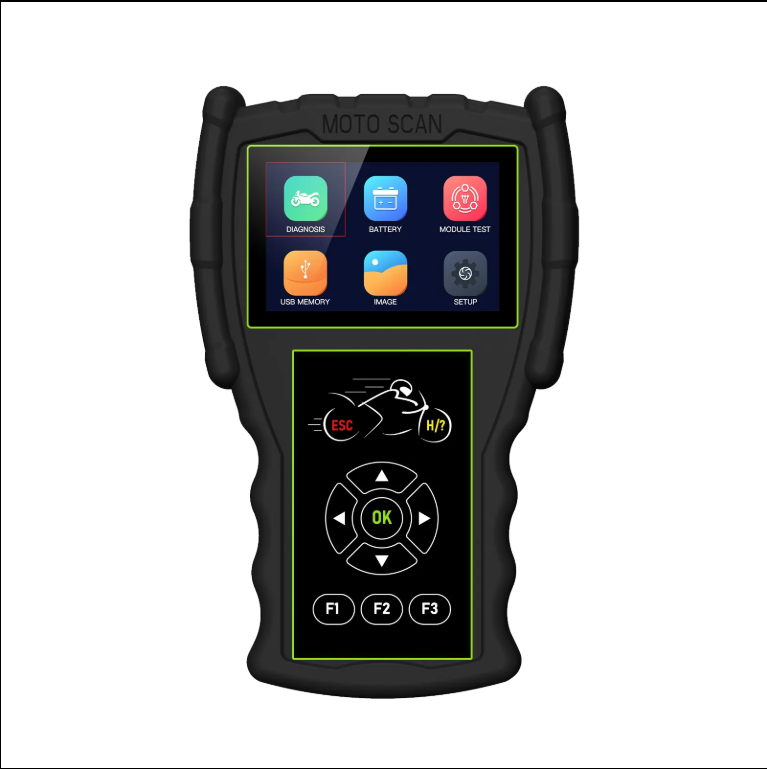 M100 Pro BMW Motorcycle Scanner - OBD2 Diagnostic Tool with Fault Code Reader, ABS Testing, Battery Tester