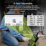 EV001 3-in-1 Insulation Tester – IT, Resistance & Voltage, 0.01MΩ~10GΩ