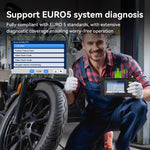 M208 Motorcycle Diagnostic Tool | 5" Touch, ABS, ECU Reset, 70+ Brands