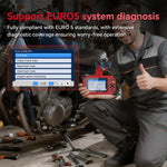 M216 Smart Motorcycle Diagnostic Tool | 5-inch Touchscreen, EURO5, 70+ Brands, Battery Test, Injector Test