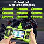 M300 Motorcycle Diagnostic Tool, Dual System, Battery Tester, 5-inch Display