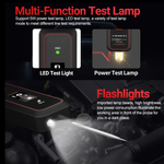 P50 PRO Mini Oscilloscope Automotive Circuit Tester – 0-45V DC/AC Detection with Power Test Lamp & LED Light