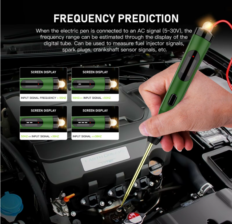 Automotive Circuit Tester - 5-30V Electrical Diagnostic Tool with LED Display, Short Circuit Detection, Universal Compatibility