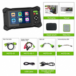 M208 Motorcycle Diagnostic Tool | 5" Touch, ABS, ECU Reset, 70+ Brands