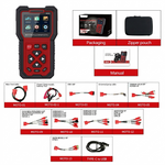 M201 Motorcycle Diagnostic Tool | Read/Clear DTC, Live Data, Injector Test, Signal Output, Battery Test