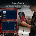 M201 Motorcycle Diagnostic Tool | Read/Clear DTC, Live Data, Injector Test, Signal Output, Battery Test
