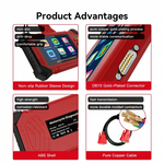 M216 Smart Motorcycle Diagnostic Tool | 5-inch Touchscreen, EURO5, 70+ Brands, Battery Test, Injector Test