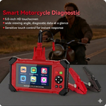 M216 Smart Motorcycle Diagnostic Tool | 5-inch Touchscreen, EURO5, 70+ Brands, Battery Test, Injector Test