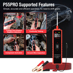 P55 PRO Automotive Electrical Wiring Tester – Component Activation, Short Circuit Trace, Voltage & Continuity Test for 12-24V Vehicles