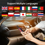 T100 PRO OBD2 Scanner | OBD II + Battery Diagnosis, 9 Protocols, Cloud Print