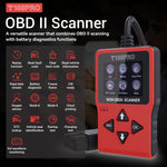T100 PRO OBD2 Scanner | OBD II + Battery Diagnosis, 9 Protocols, Cloud Print
