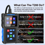 T200 OBD2 Scanner | Read/Clear DTC, Live Data, Battery Voltage, I/M Status