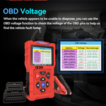 T300 PRO OBD2 Scanner | OBD II + Battery Tester, 50000+ Codes, Cloud Print