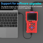 T300 PRO OBD2 Scanner | OBD II + Battery Tester, 50000+ Codes, Cloud Print