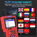 T300 PRO OBD2 Scanner | OBD II + Battery Tester, 50000+ Codes, Cloud Print