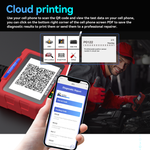T300 PRO OBD2 Scanner | OBD II + Battery Tester, 50000+ Codes, Cloud Print