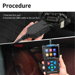 T300 OBD2 Scanner | Cloud Print, 50000+ DTC, Battery Test, Startup/Charge Test