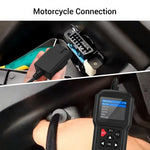 M60 2-in-1 OBD2 Scanner for Cars & Motorcycles | DTC Read/Clear